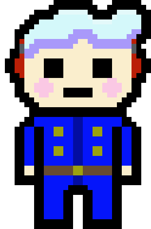[86a47a] danganronpa pixel sprite base big - Hidekazu Yoshiaki