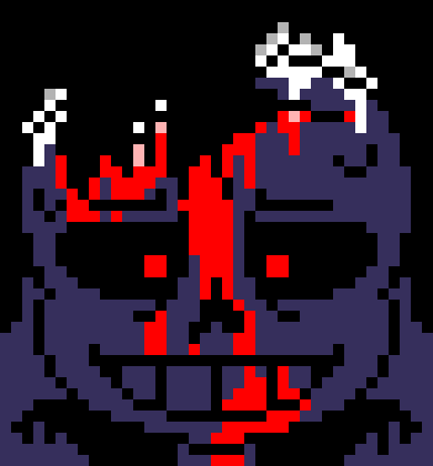 [7ce906] *(He'd continue searching for the exit.) -HorrorTale Sans