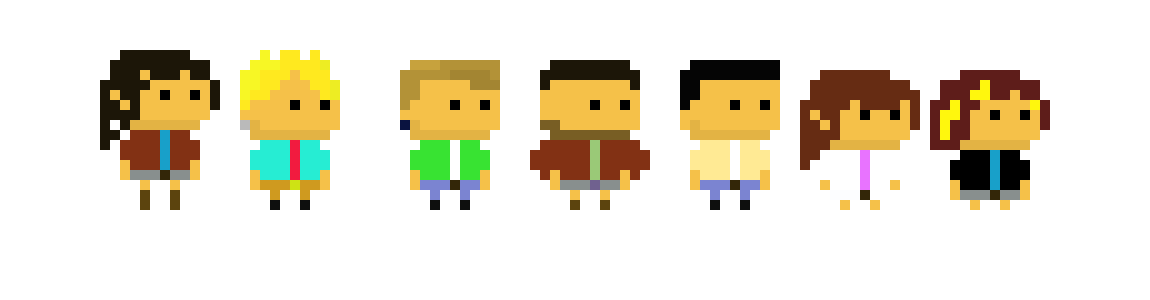 background people
