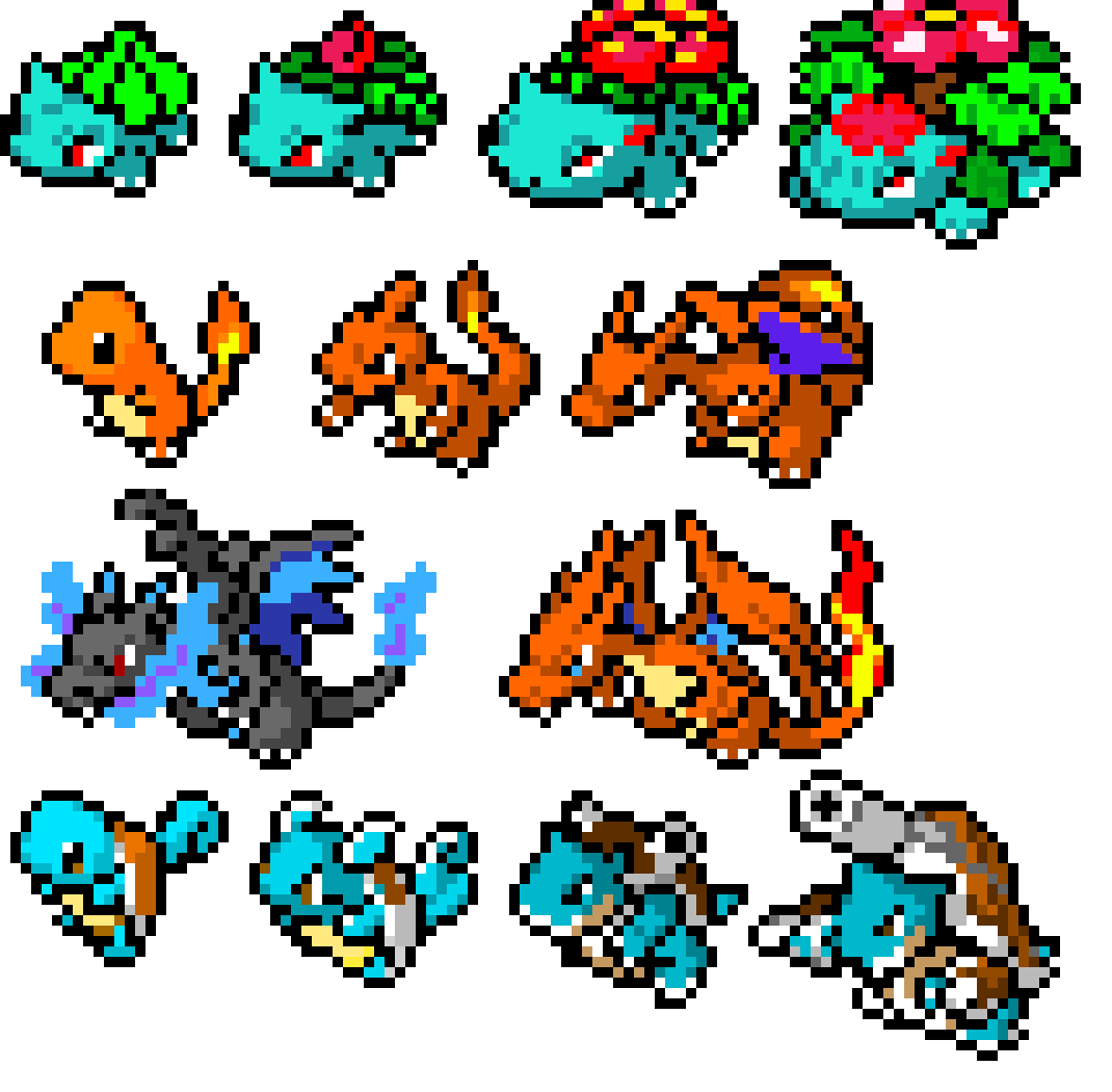[9664c4] #001-#009 And Mega Evolutions