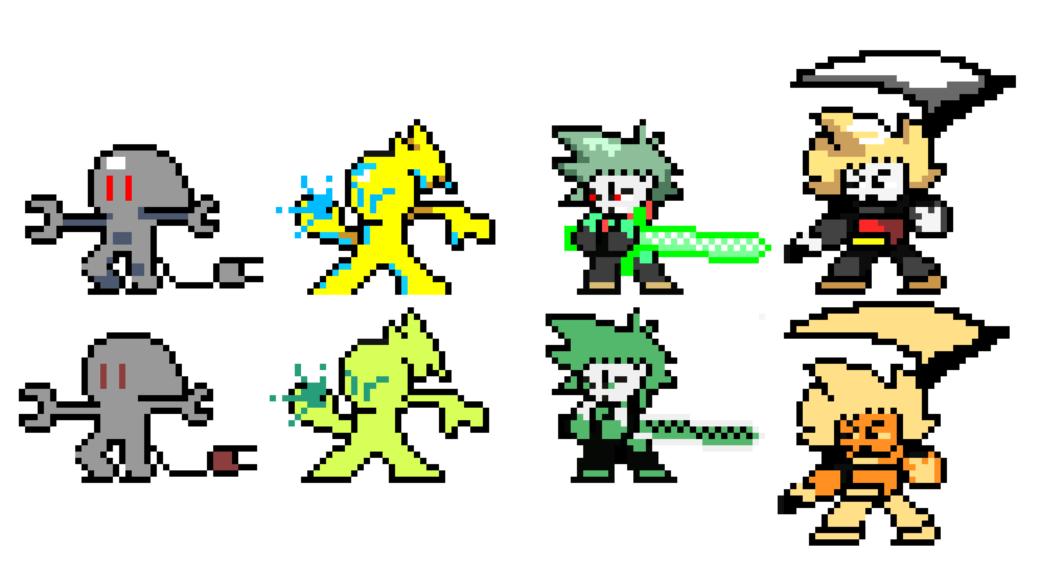 [cb7b5f] my ocs as meg man bosses