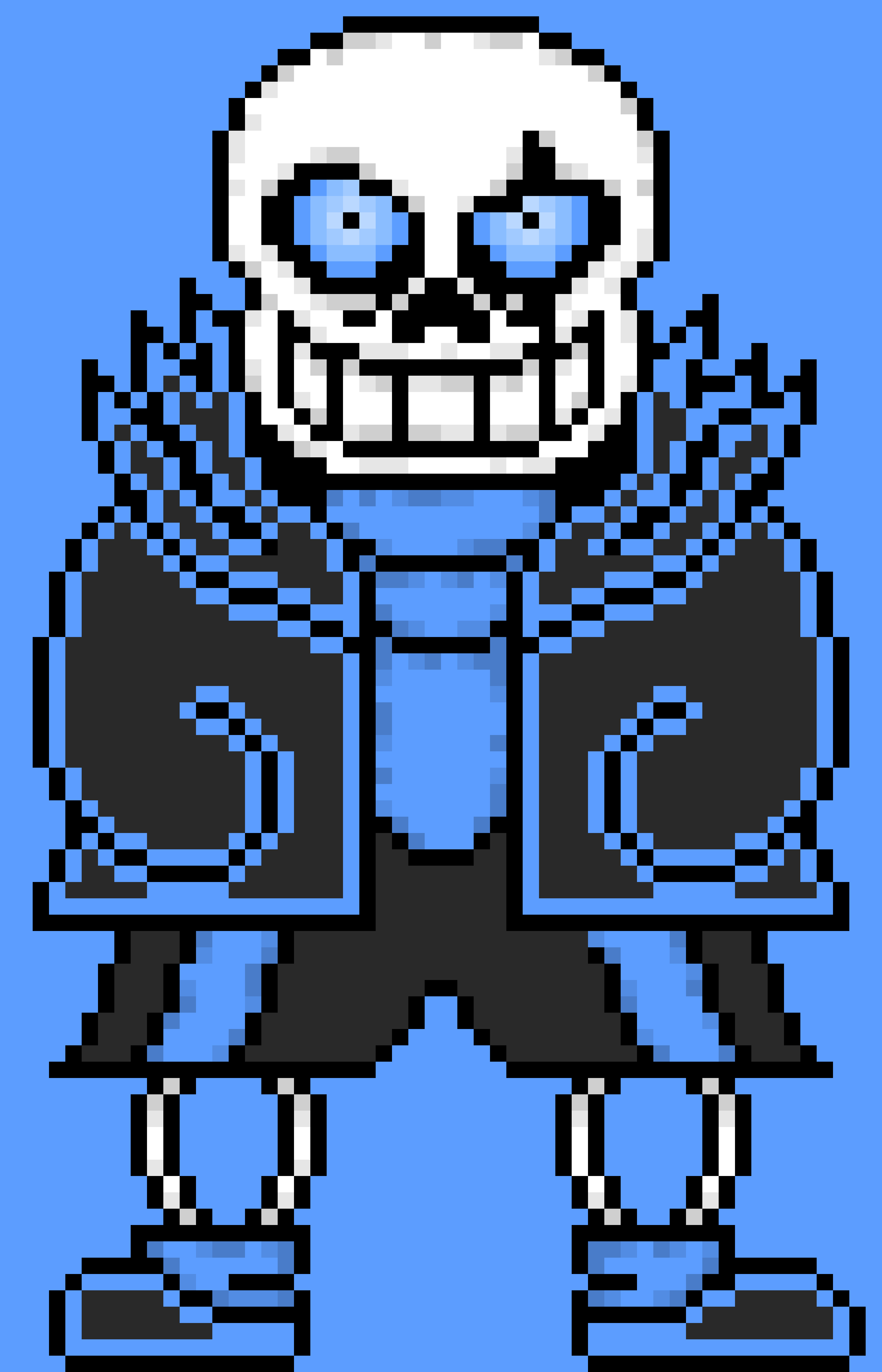 Neon!Sans The Skeleton - (Neon!Frisk's Soul) - By Neon!Gamer