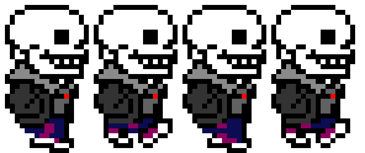 [9664c4] UnderTale - Sans Walking Sprite Sheet