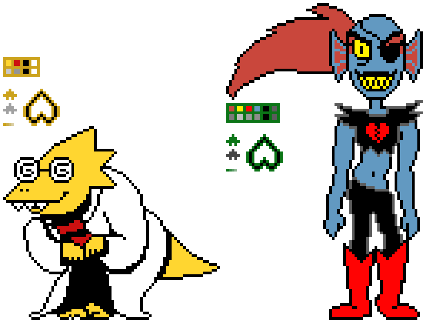 [9664c4] Underfell Alphys and Undyne