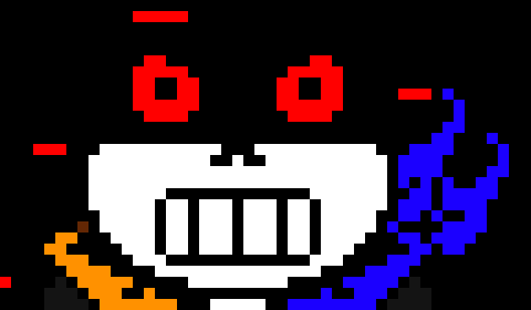 dualitytale sans: *grabs infected and obliterates his axe and bones and uses a pole to make a huge crack in his head* time may now continue