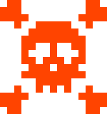 [466bc6] orange skull
