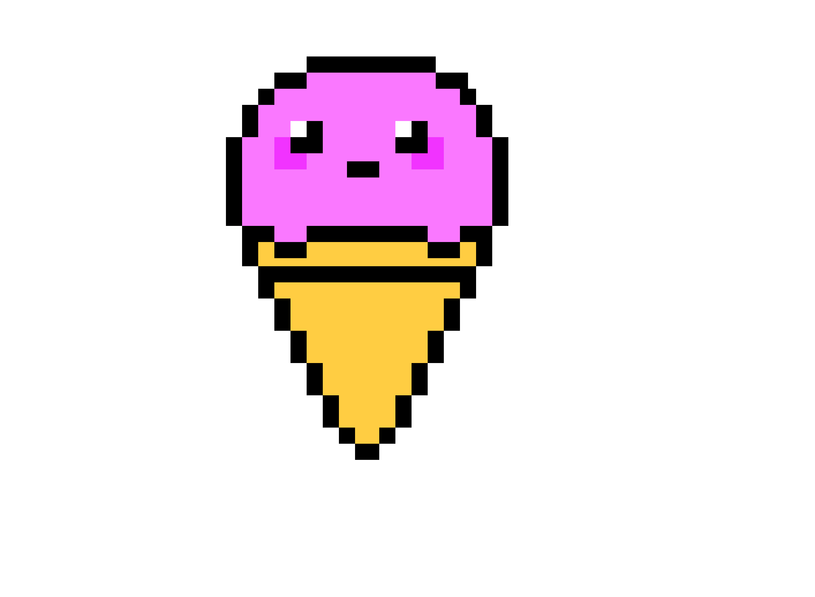 [9664c4] Ice Cream Pixel Art