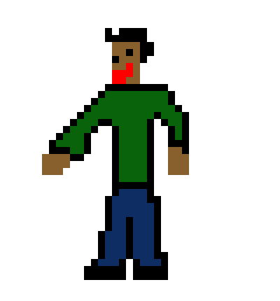 [9664c4] Green guy doodle