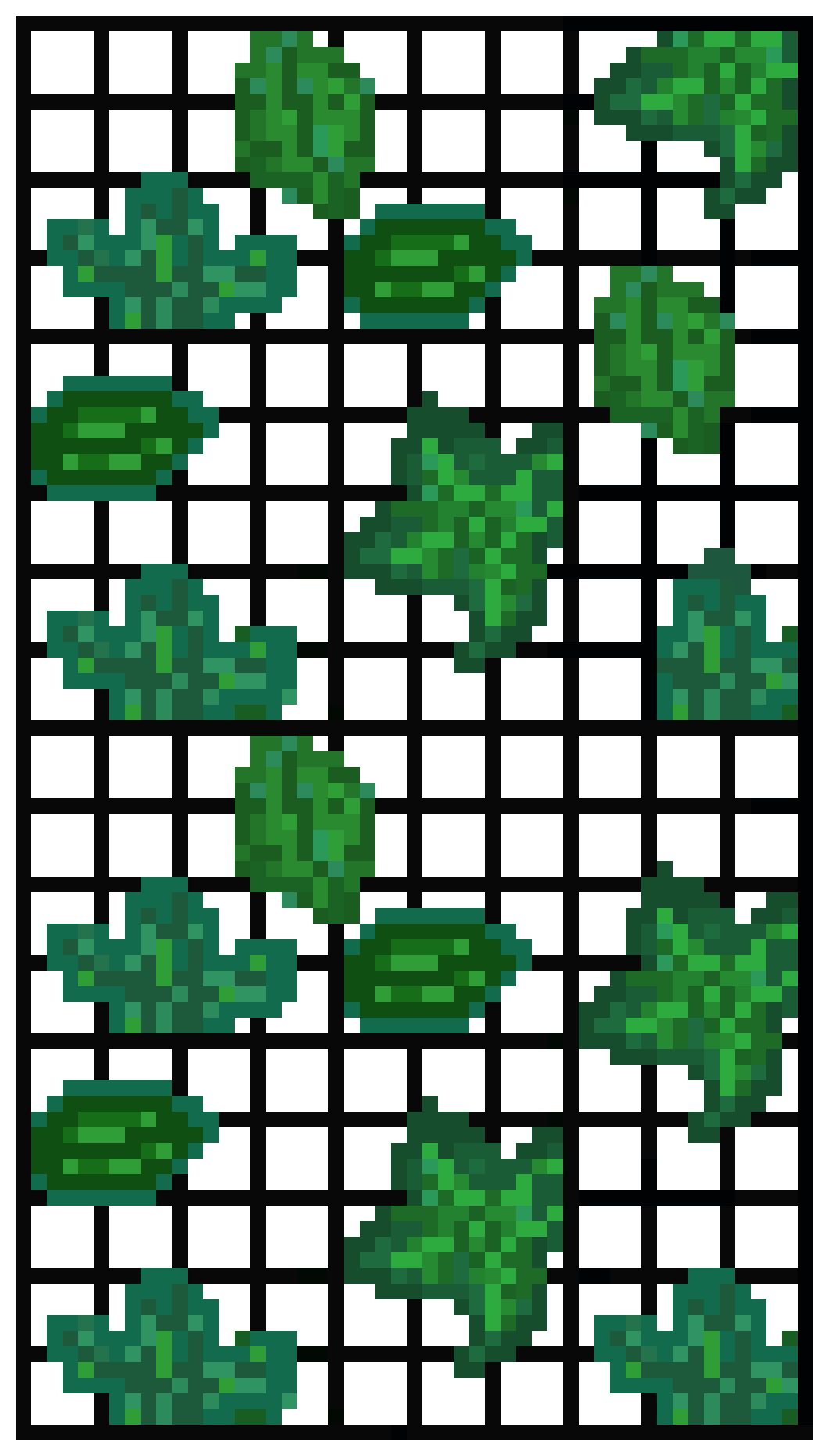 [9664c4] Grid with Leaves 