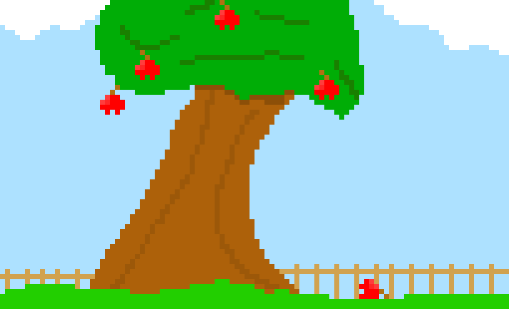 [f6f634] apple tree