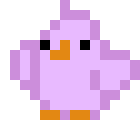 [cee4c2] purple chick wings up