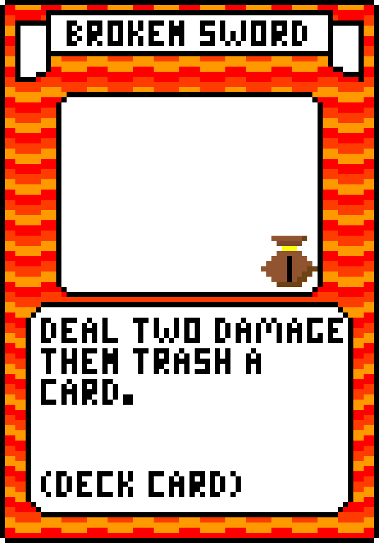 Fire Broken Sword Card