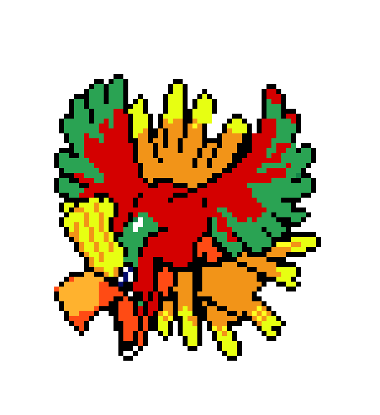 [9664c4] HO OH Pixel Art