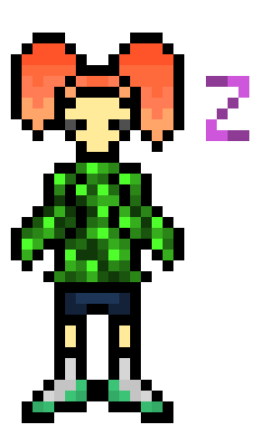 [9664c4] Creeper Girl ( MINECRAFT ) ( Sleepy )