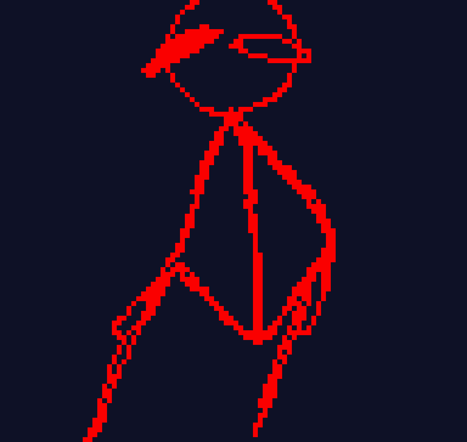 [84d2ba] Alone, at the edge of a universe, humming a tune.