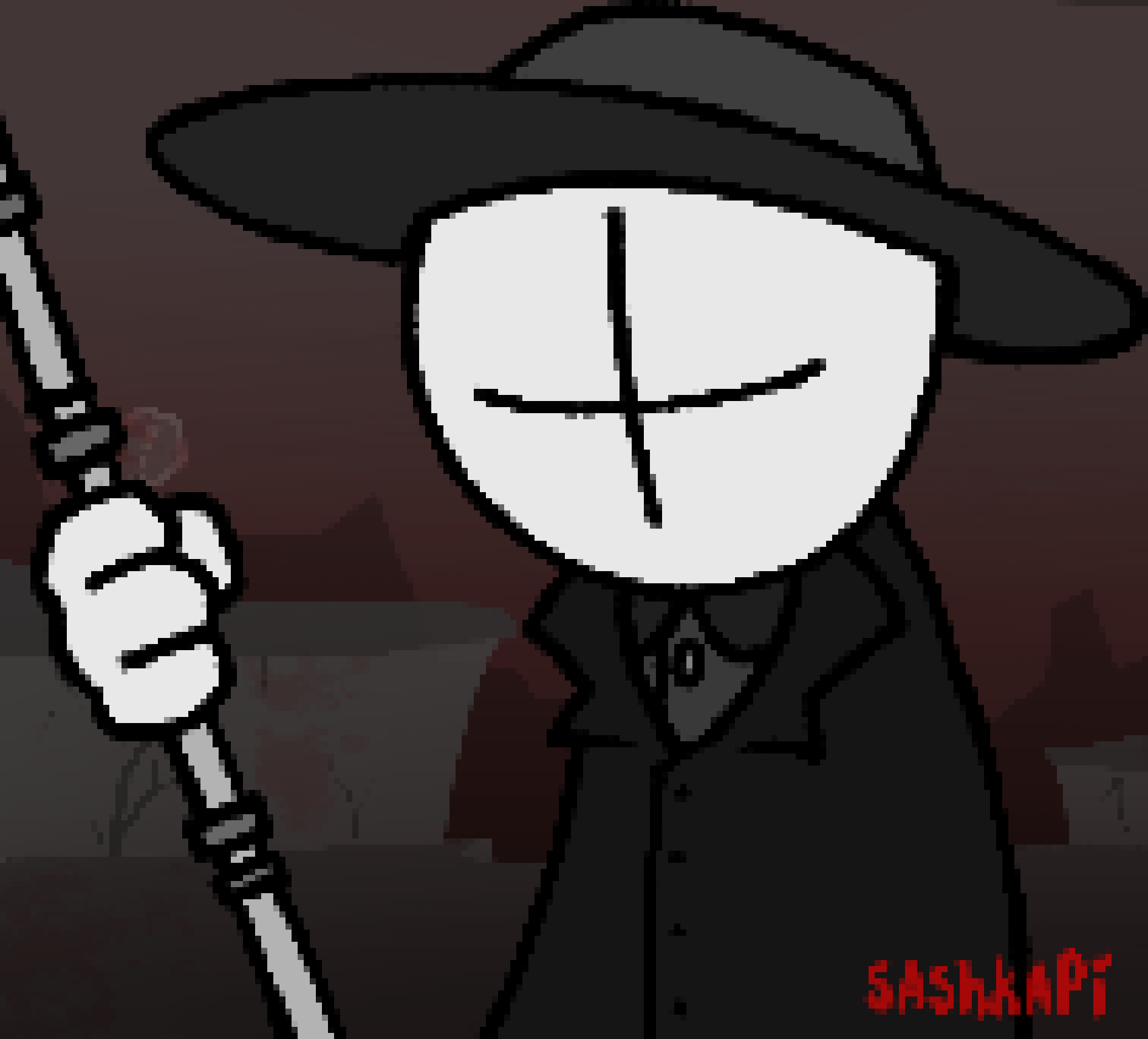 [847a9d] anyway uh. done, i guess. pretend the thing in his hand is a lead pipe or something