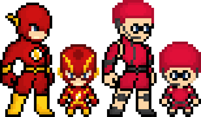 The Flash Character Sprites