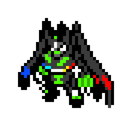 [ce32f6] Zygarde Complete Form pixel art