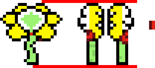 [9664c4] Moontale Flowey Sprite Sheet (All except front)