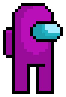 Among Us Purple Guy