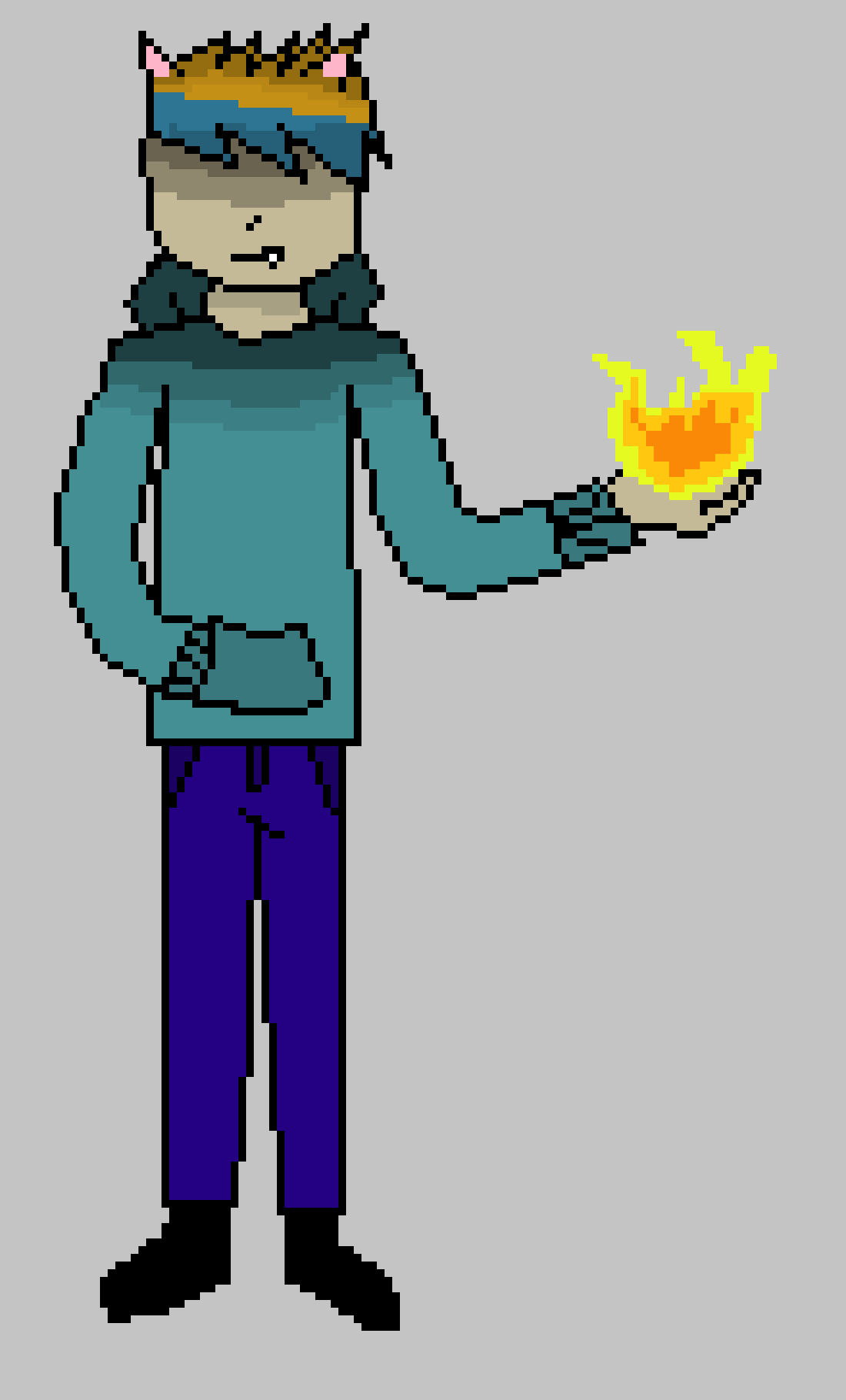 [3a33bd] (mad and throwing fireballs at trees while sitting at a stump)-Cade
