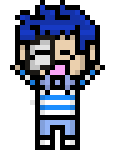 danganronpa pixel sprite base