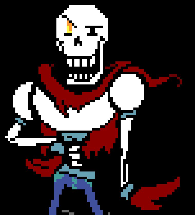 [9664c4] UnderShrike! Papyrus sprite