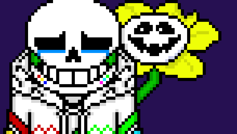 [00fc8a] *Flowey makes Multi kick Terror to the ground and summon blasters. They charge up but don't fire, since Multi is resisting*