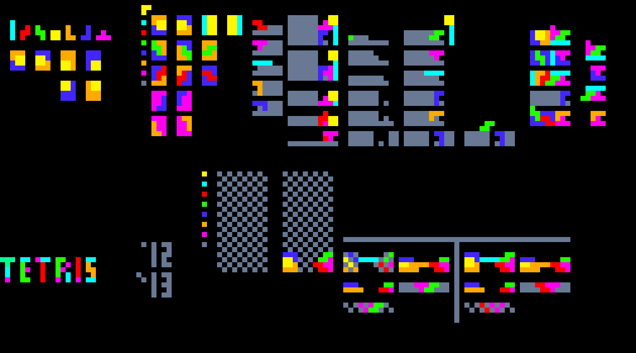 Tetris diagrams