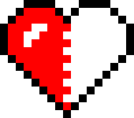 [e2ed1a] half Heart 