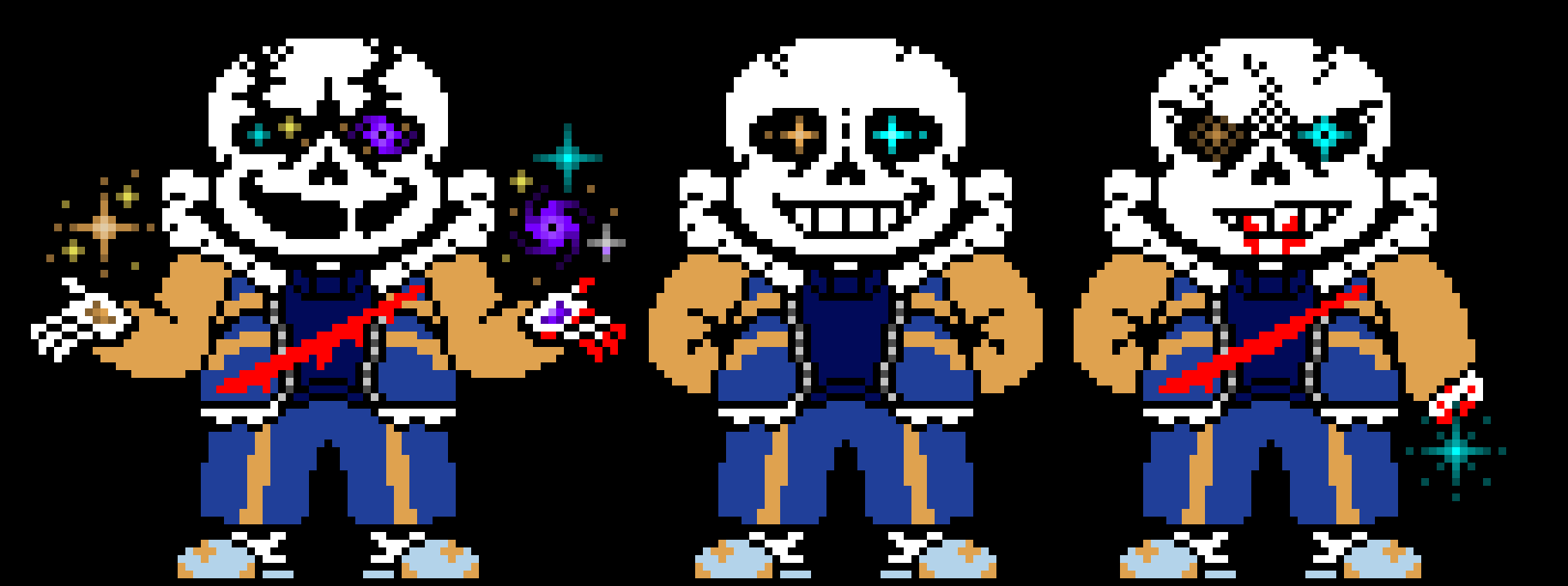 [2d7593] Outertale Sans last stars HARDMODE Sprite. (LOL) plot teist hahaha
