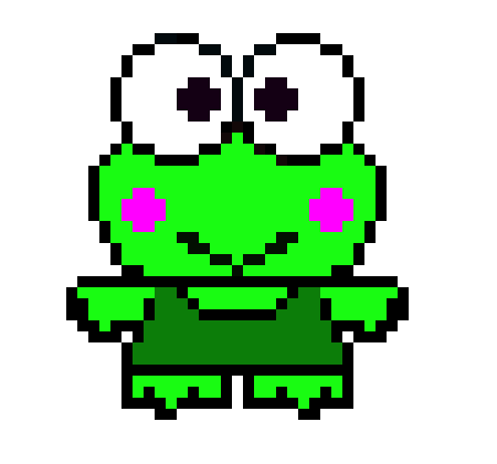 [9664c4] cute pixle frog 