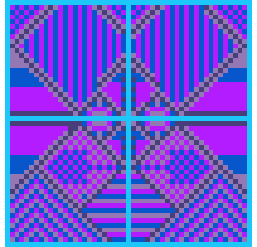 pixel quilt square