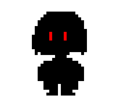 it looks at error sans ( it also hates error sans and ink sans )