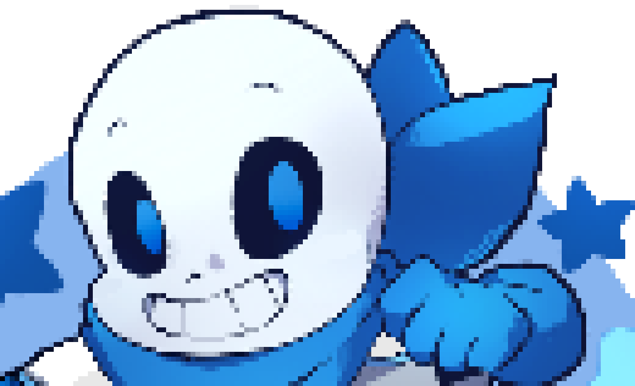 pam may be dead but im still cuter than everybody - blue the skeleton.
