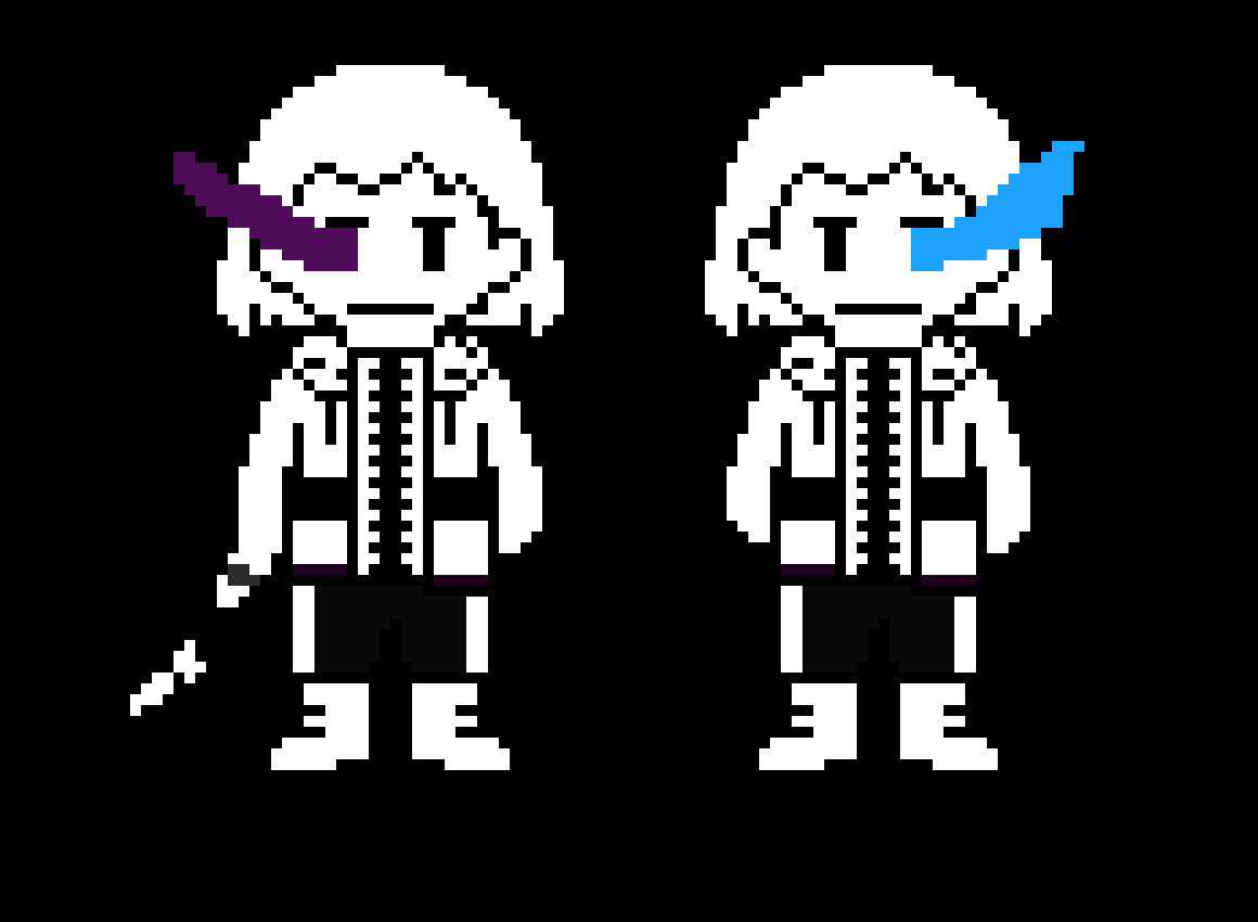 [3354ce] *they both summon there own blaster Ian blasting sans and billy blasting betty.*