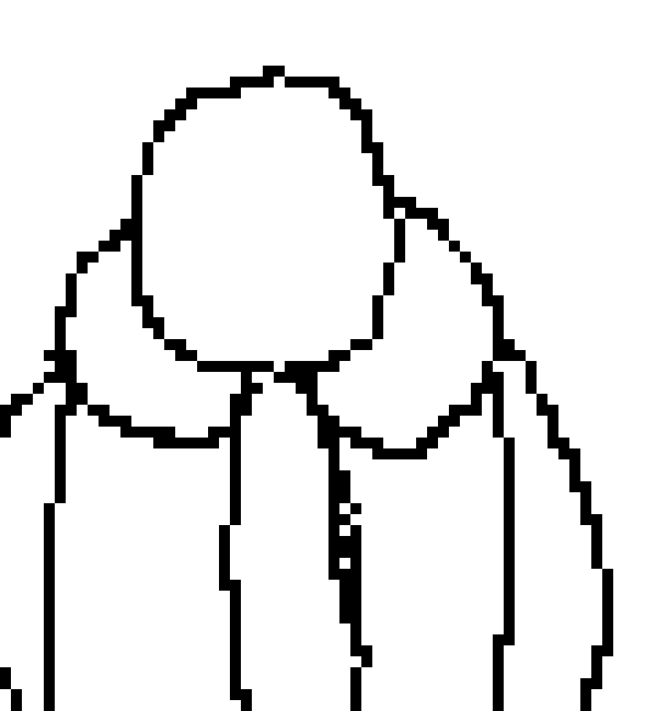 [53a360] Outline sans is still walking until it sees someone *