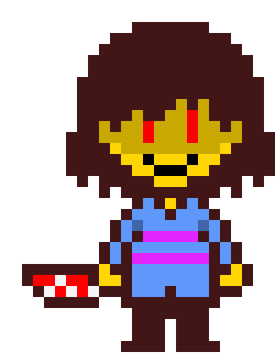 knife changes to the real knife and runs at bean *