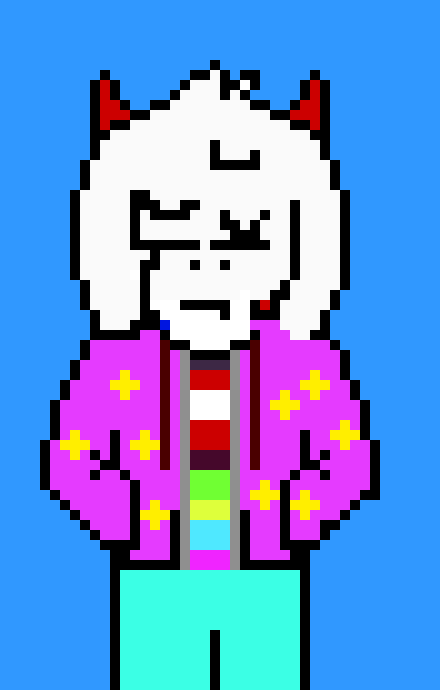 [904ba9] here we are she walks in Sean room in filled with hollow night and switch games poster of sans and fan art of Chris also honey muster on ground and comic books