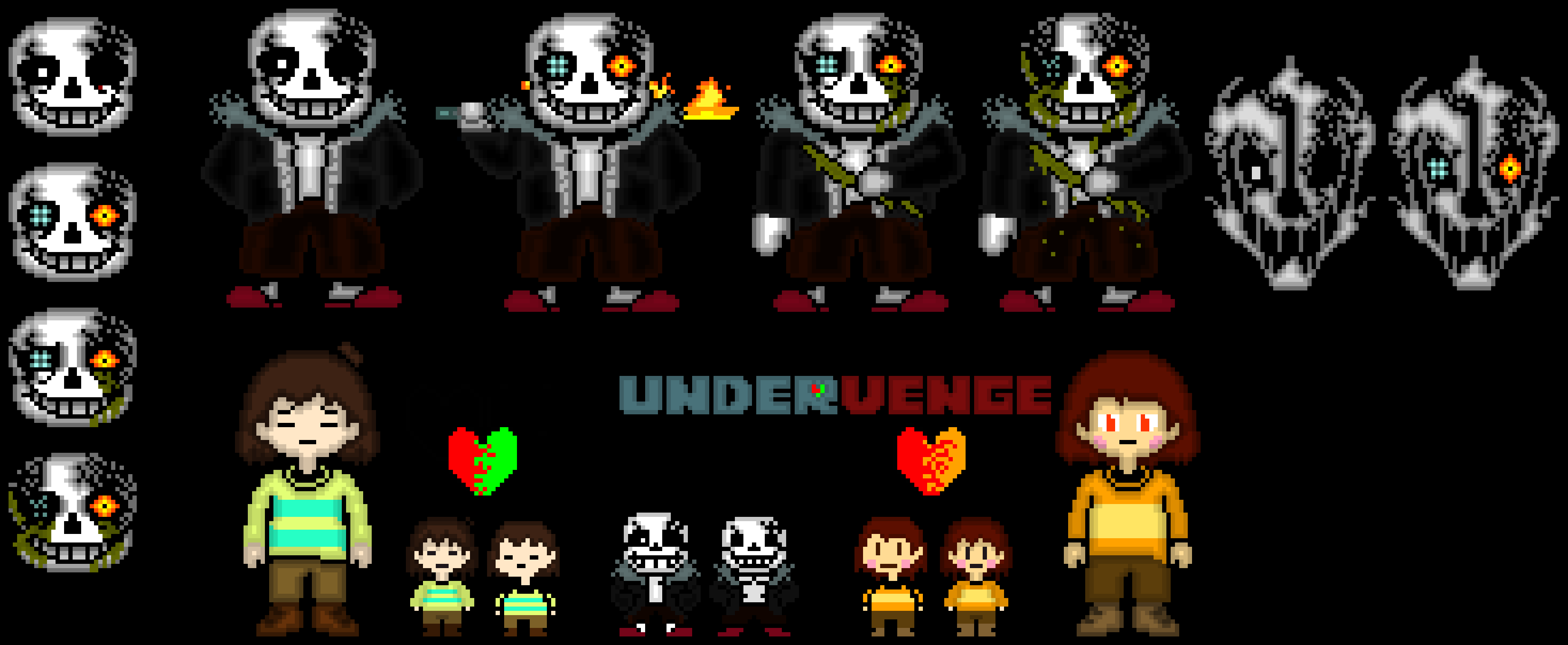 [670d58] UNDERVENGE Sprite Sheet 1 Updated