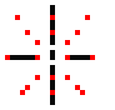 [f2473f] Black and Red LED scope