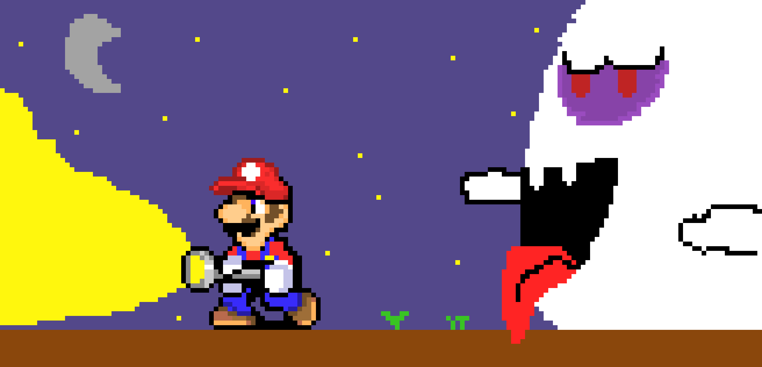 [c93d63] Mario walking into Luigi's mansion