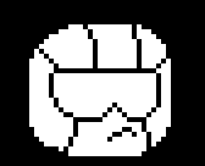 *The ball stops and drops to the floor. And its theme would play.* Mhm.