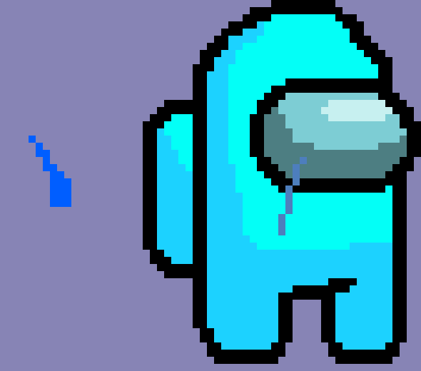 [1d49ac] amongtale light blue (theme: just a ghost)