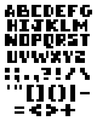 [9ce148] (*i only did the English letters, as well as the misc symbols)