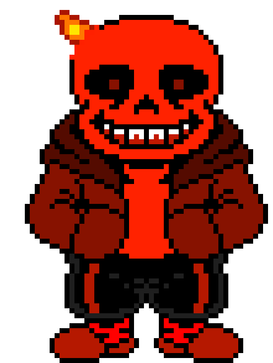 [a4ab4f] Underdown blood Sans The Skeleton  Sprite.