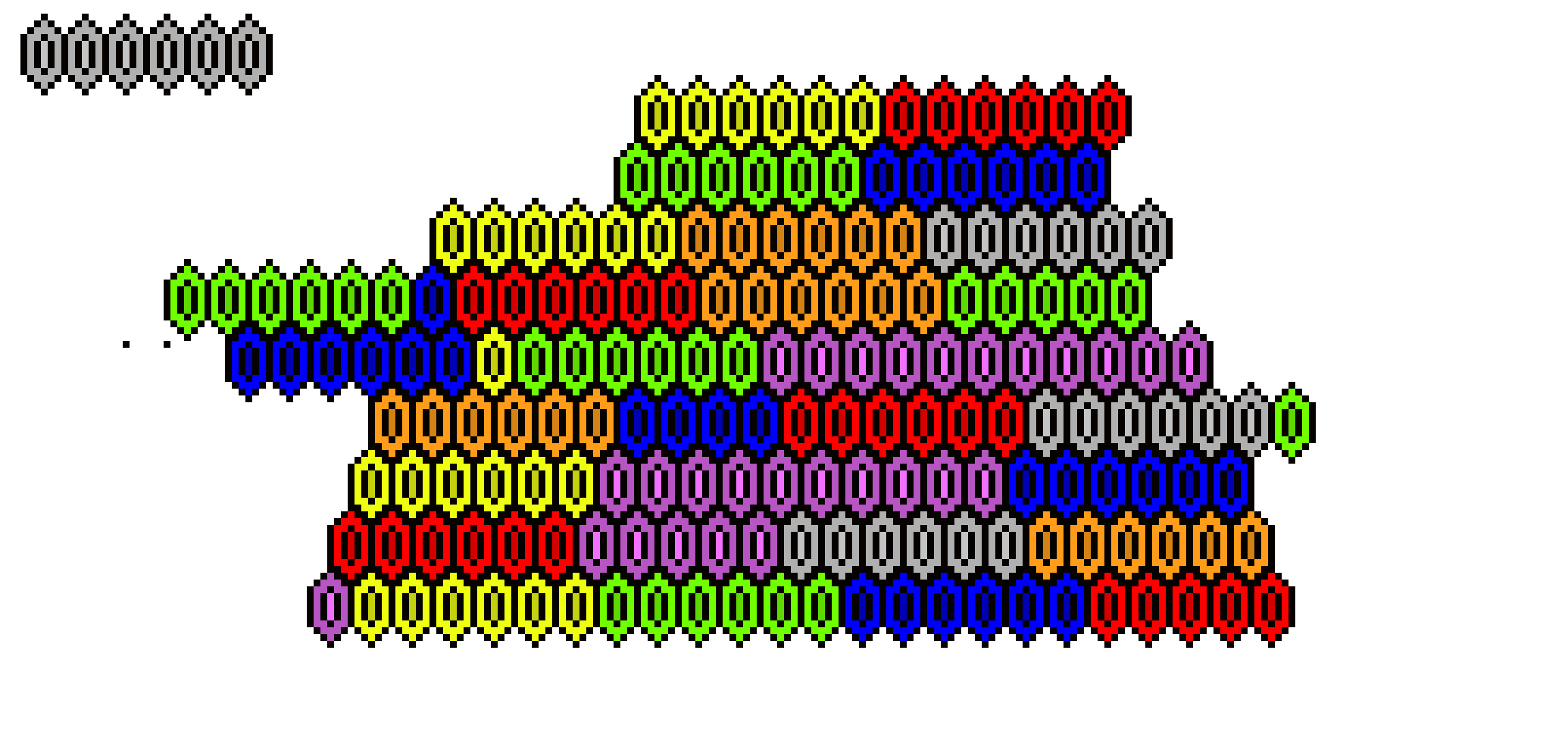 [d14166] Hex Pattern