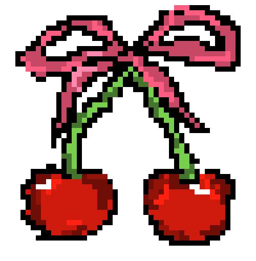 [e984fc] cherry with bow!