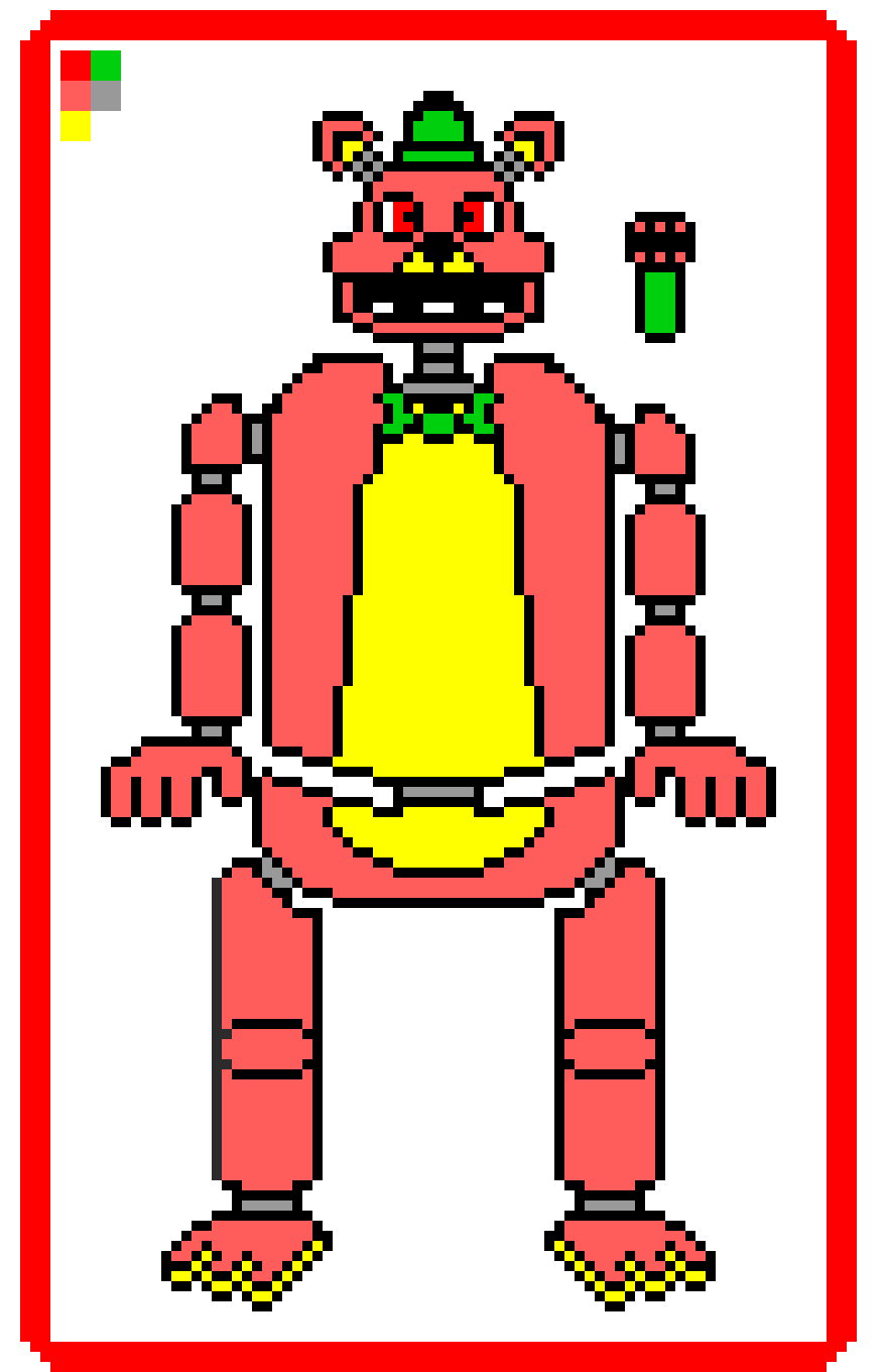 Cherry Soda Flout Classic Freddy For my Slime/Putty Animatronic Grid
