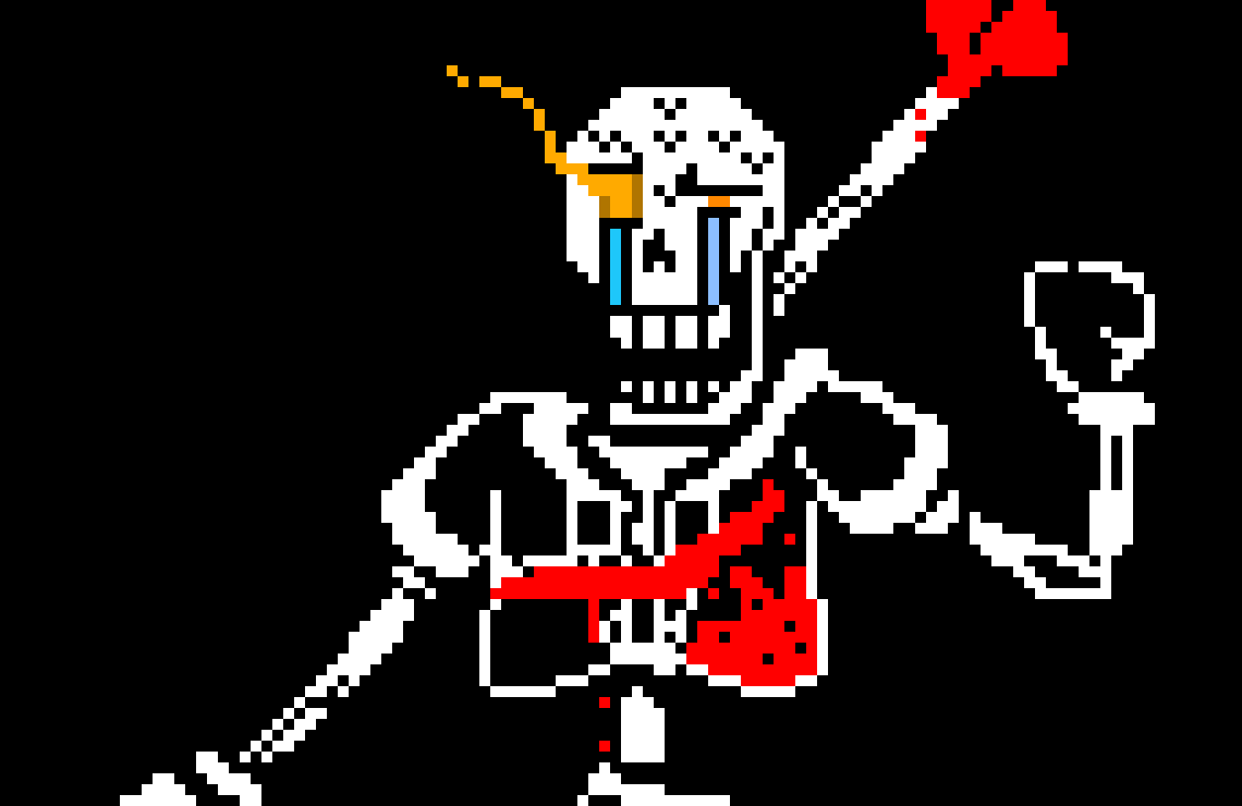 Disbelief Papyrus: [does an epic disbelief move on shard sans] NYEH HEH HEH!!!